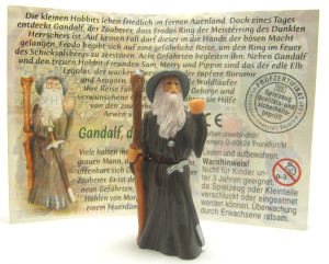 Gandalf, der Zauberer + Beipackzettel Der Herr der Ringe - Die Gefährten
