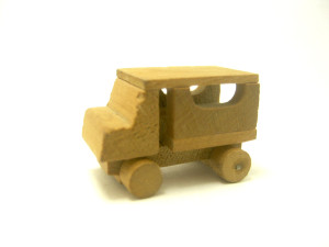 Holzspielzeug , Lastwagen mit Fenster