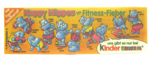 Beipackzettel Happy Hippos im Fitnessfieber
