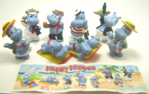 Komplettsatz Happy Hippos + Beipackzettel