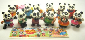 Komplettsatz Panda Party + Beipackzettel