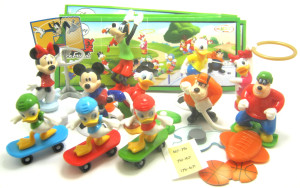 Komplettsatz  Micky Maus und seine Freunde + Beipackzettel