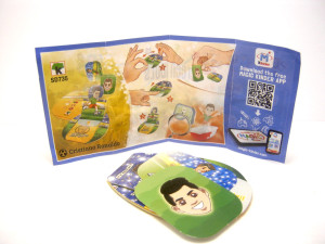 Teen Idols - Pop - Card und Sticker , SD735 Cristiano Ronaldo + Beipackzettel