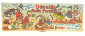 Beipackzettel  Donalds flotte Familie