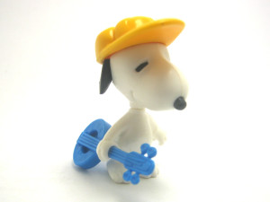Snoopy als Banjospieler