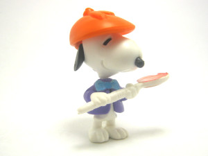 Snoopy als Maler