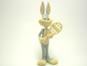 Bugs Bunny mit Tennisschläger