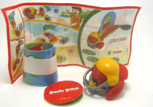 RED MIT HELM FF604 + Beipackzettel Angry Birds