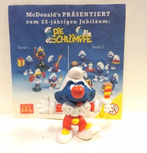 Mc Donald's 1996 Schlumpf als Clown