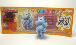 Happy Hippo + Beipackzettel FF267 von der Ü-Party