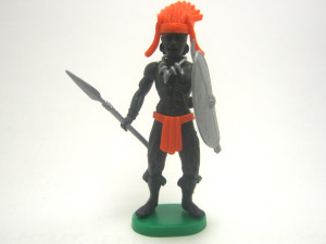 Afrikanischer Krieger orange 8
