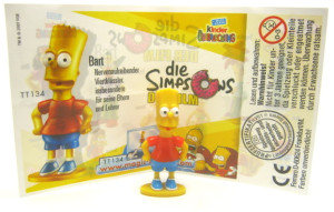 Bart + Beipackzettel TT134 Simpsons der Film