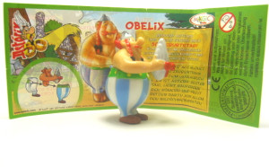 Obelix + Beipackzettel DE096 Asterix Geburtstag
