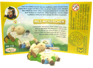 Nick Nickerchen hell + Beipackzettel NV119 Gute Schafe wilde Schafe