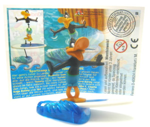 Duffy Duck Surfer + Beipackzettel TT393 Looney Tunes