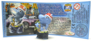 Mc Happy Hippo + Beipackzettel DE121 Happy Hippo Talentshow