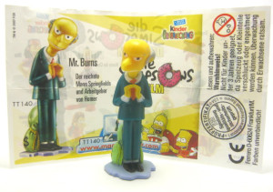 Mr. Burns + Beipackzettel TT140 Simpsons der Film