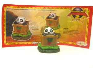 Baby Po + Beipackzettel DC 184 Kung Fu Panda 2