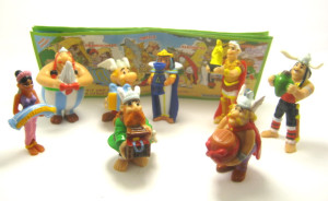 Komplettsatz Asterix und Obelix 50 Geburtstag + Beipackzettel