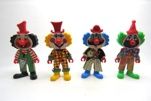 Clowns mit Papierkleid 1987 Komplettsatz