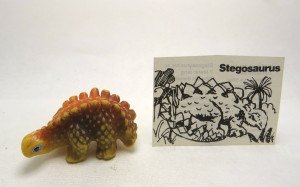 Saurier 1979/80  Stegosaurus + Beipackzettel