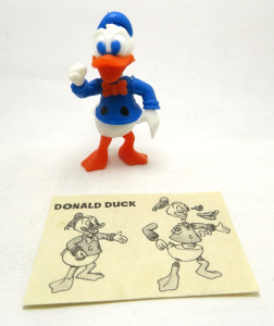Weichplastik-Steckfiguren 1981  Donald + BPZ