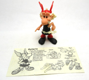 Weichplastik-Steckfiguren 1981  Asterix + BPZ