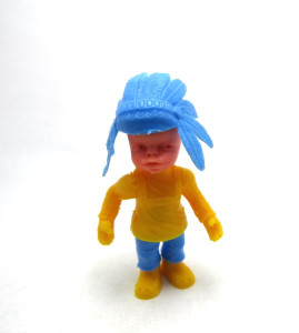 Baby Indianerkinder 1984 blau/gelb