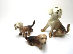 ALTFIGUREN Tierfamilie, Beagle, 70er