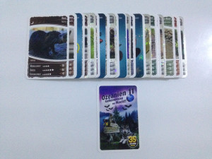 Netto Ozeanien 11 - Geheimnisse der Nacht - 12 Glitzerkarten und 60 Basiskarten