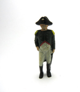 Soldat mit Dreispitz , Hose bemalt