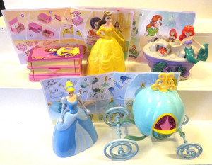 Maxi Ei Disney Princess EU 2022 Komplettsatz+ BPZ DVE09 / DVE10 / DVE12