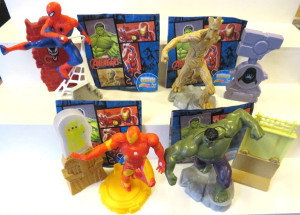 Komplettsatz Maxi Riesen Ei Marvel Avengers D 2024 VTE11, 12, 13, 14 + alle BPZ