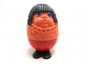Kapselfiguren Eierköpfe 1981 Mädchen