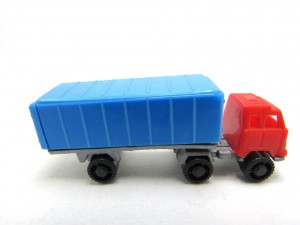 Sattelschlepper (1. Serie) EU 1979/80 Sattelzug mit Container groß blau/rot