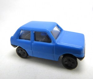 PKW EU 1982 (2. Serie) Kennung Koroplast , Renault 5 blau