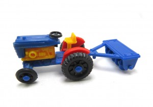 Traktoren 1978 mit Zubehör Scheibenegge blau