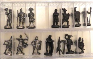 Metallfiguren Russland Antikes Rom 13 Figuren 7 Beipackzettel