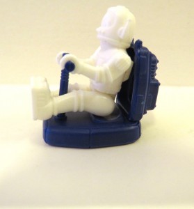 Astronaut mit Sitzgleiter 1991 weiß/blau