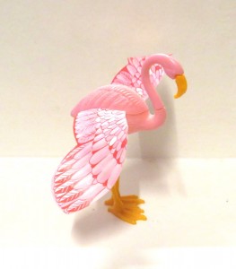Bunte Vogelwelt Ende 80er Flamingo