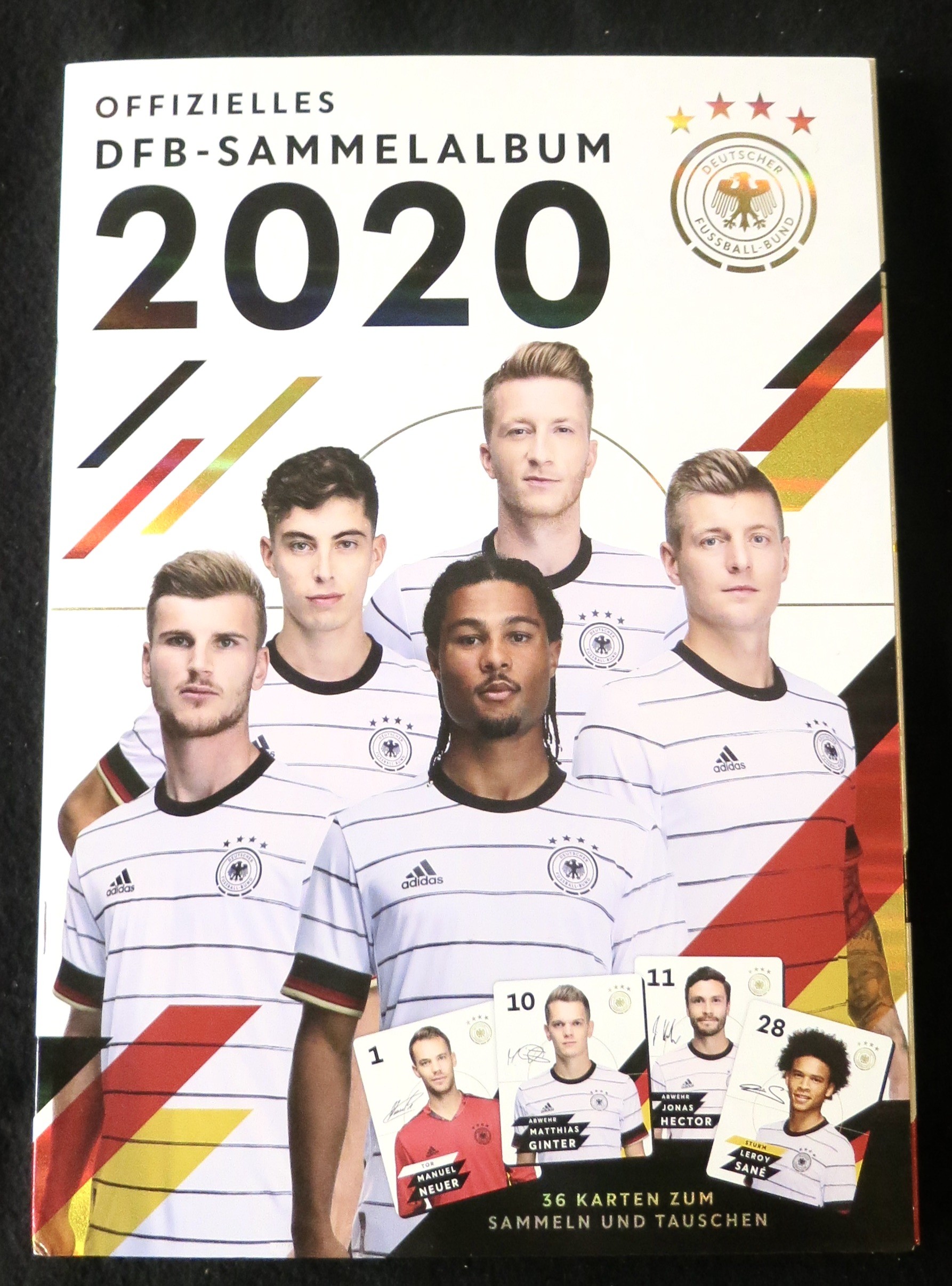 REWE DFB EM 2020 alle 35 Karten komplettes Set Sammelalbum Neu 
