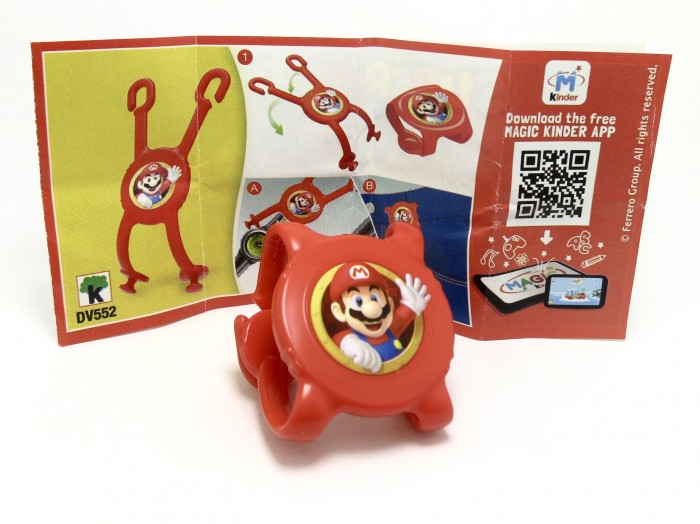 Ü-Eier Super Mario Kinder Joy 2020 BPZ DV562 Blumen-Clip
