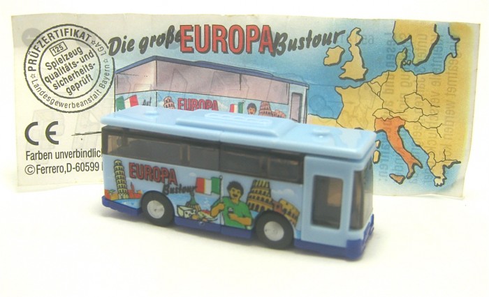 Die große Europa Bustour 1999 , Italien + Beipackzettel