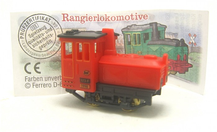 Eisenbahn,Rangierlokomotive  4 + Beipackzettel
