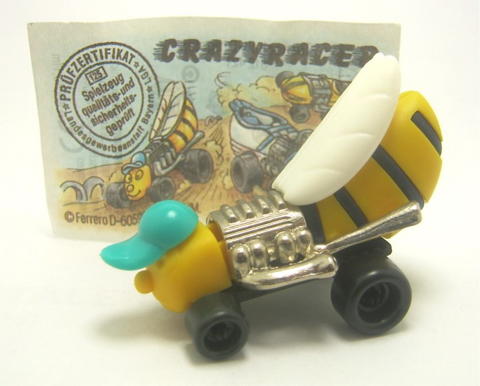 Crazyracer 1994 , Bienen - Dragster + Beipackzettel