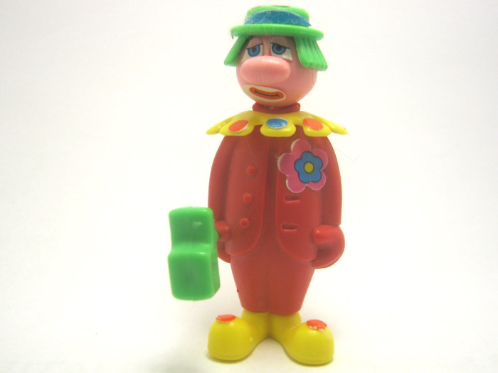 Steckfiguren  Clown mit Hammer