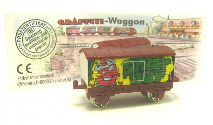 Eisenbahn, Wagon-Spray Out + Beipackzettel