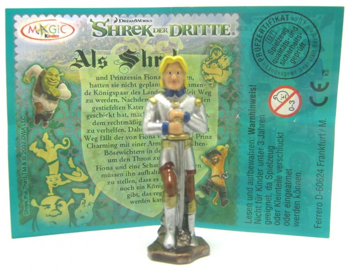 Prinz Charming + Beipackzettel ST.276 Shrek 3