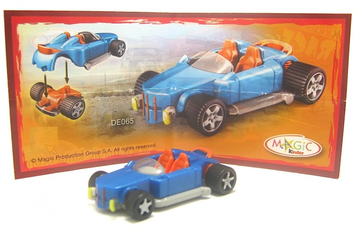 Rodster Racer 2009 , Racer blau DE065 + Beipackzettel