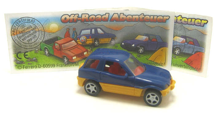 Off-Road Abenteuer 1998 , Free Wheeler + Beipackzettel